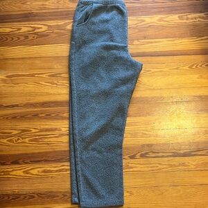 Lands' End Ladies Gray Fleece Sweat Pants